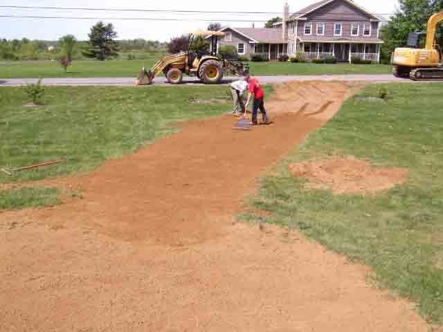 Leveling the backyard - Septic Tank Cleaning Residential