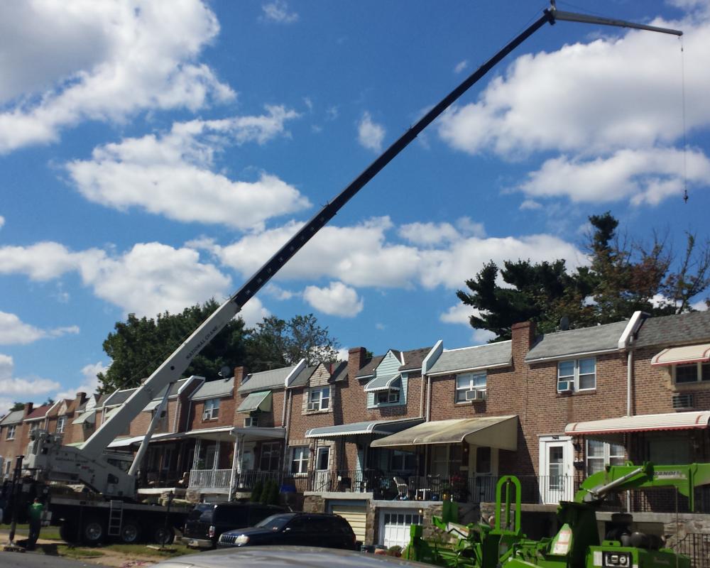 Residential Houses — Chalfont, PA — Lift Tech Crane and Rigging