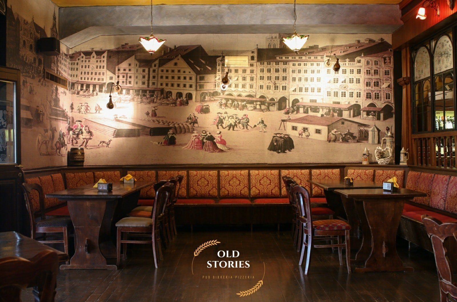 interni di Old Stories pub pizzeria a Rionero in Vulture