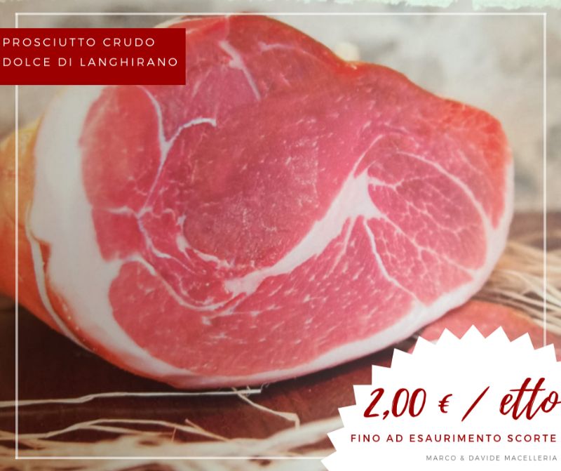 Prosciutto crudo