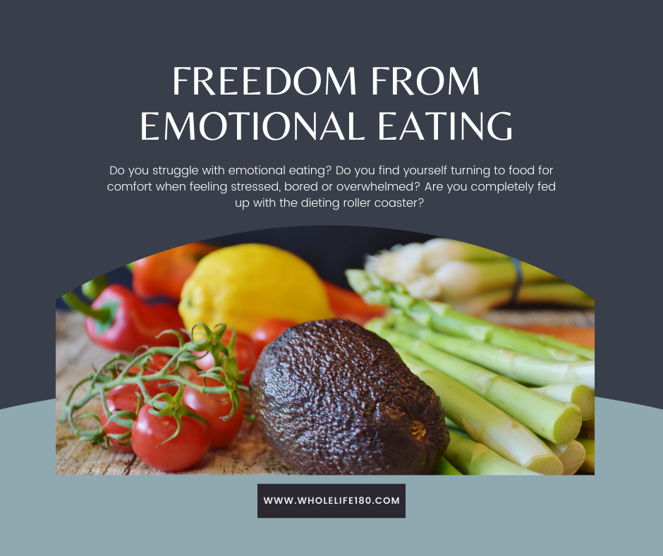 Freedom From Emotional Eating

Do you struggle with Emotional Eating? Do you find yourself turning t