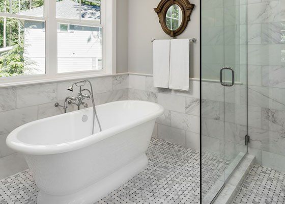 Modern Bathroom — Tewksbury, MA — Heavydoody Plumbing & Heating Service