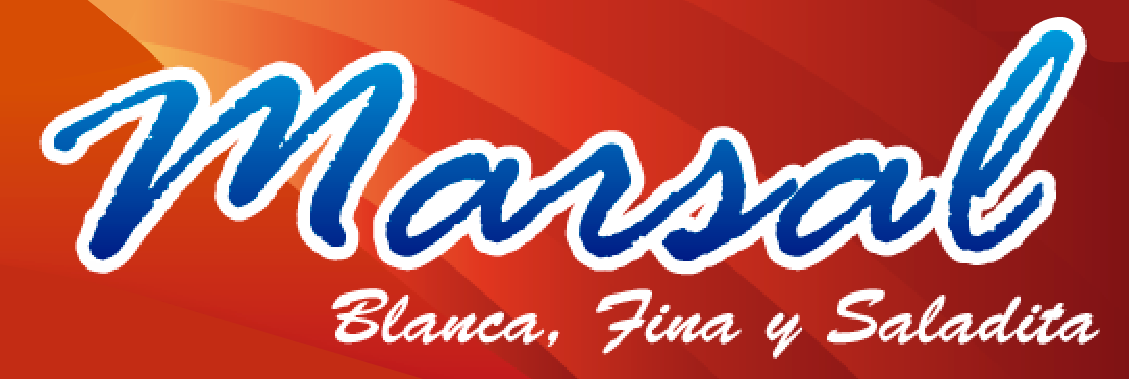 Logotipo de Marsal con texto cursivo azul sobre fondo rojo, con la leyenda
