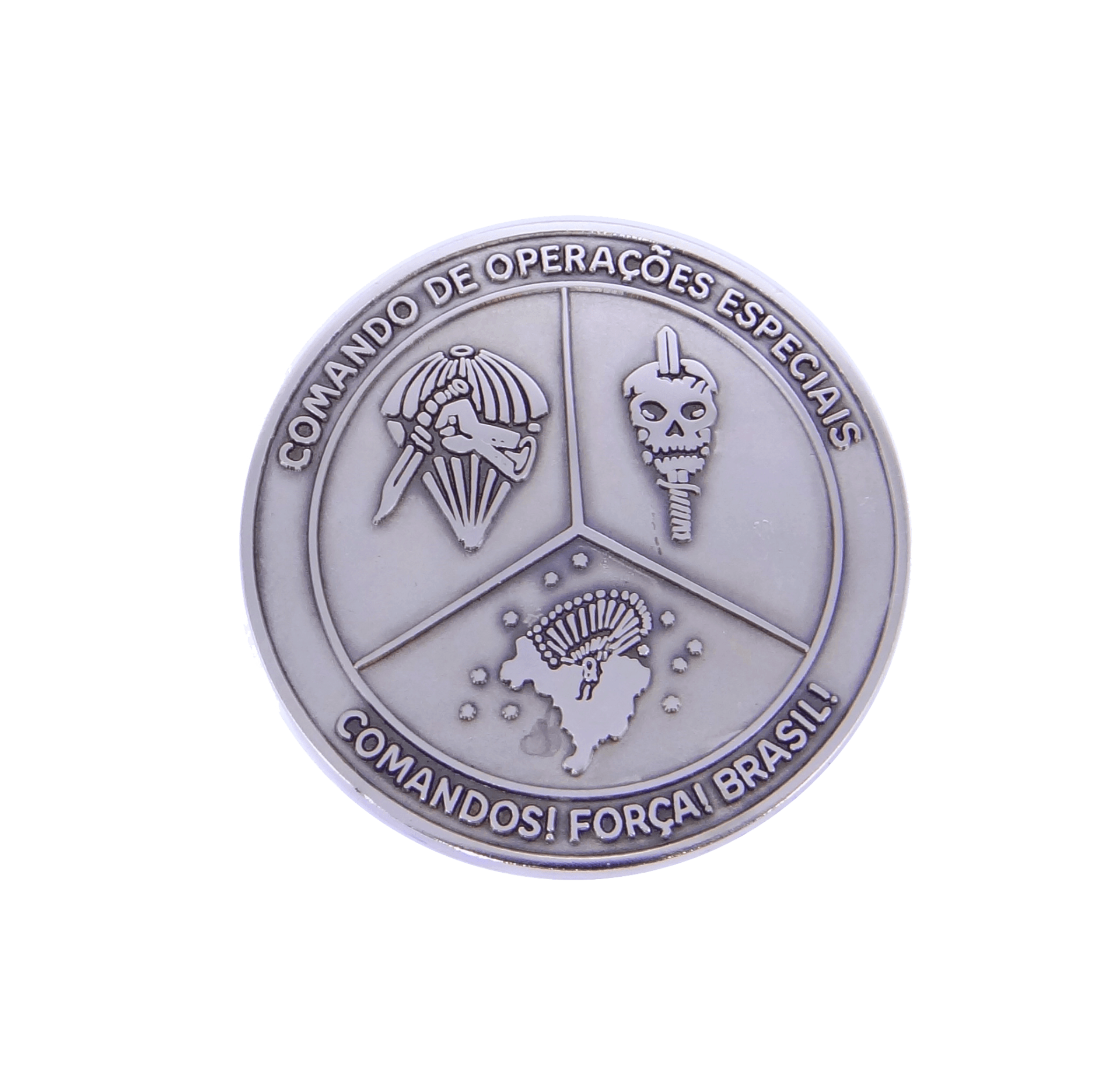 Medalha em metal niquelado