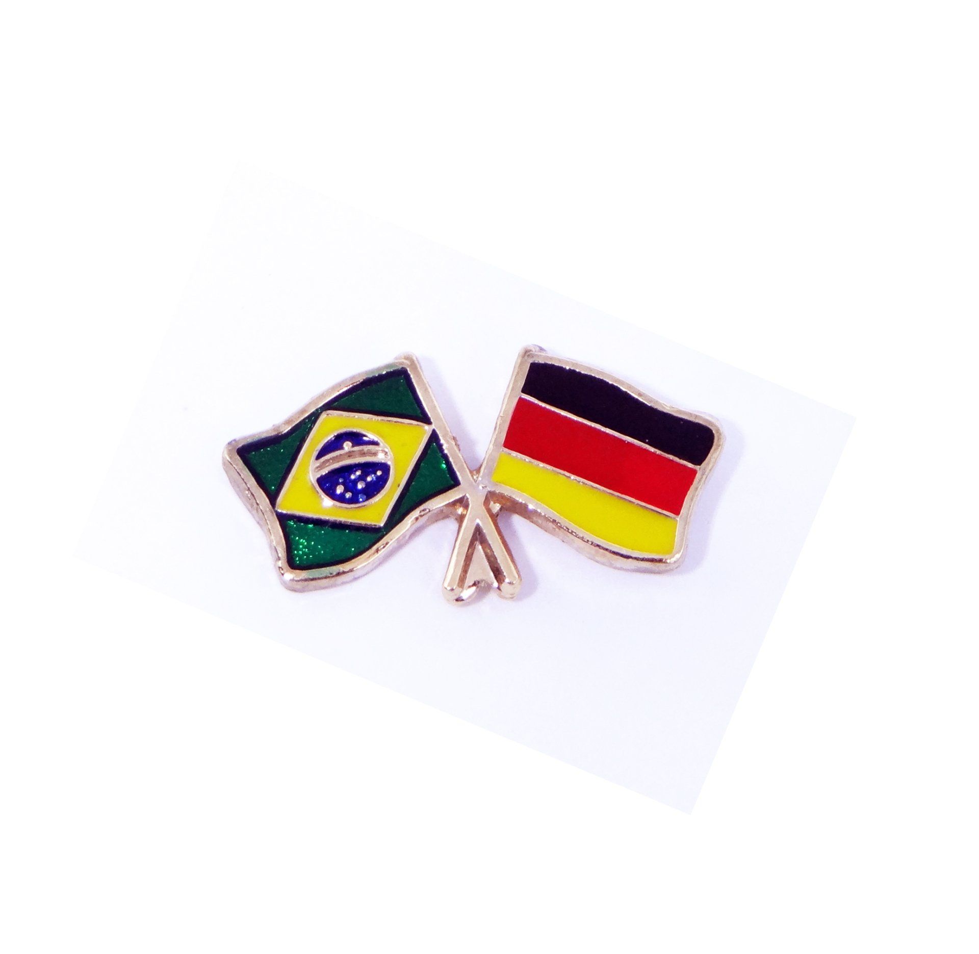 Pin em bandeira em metal estampado