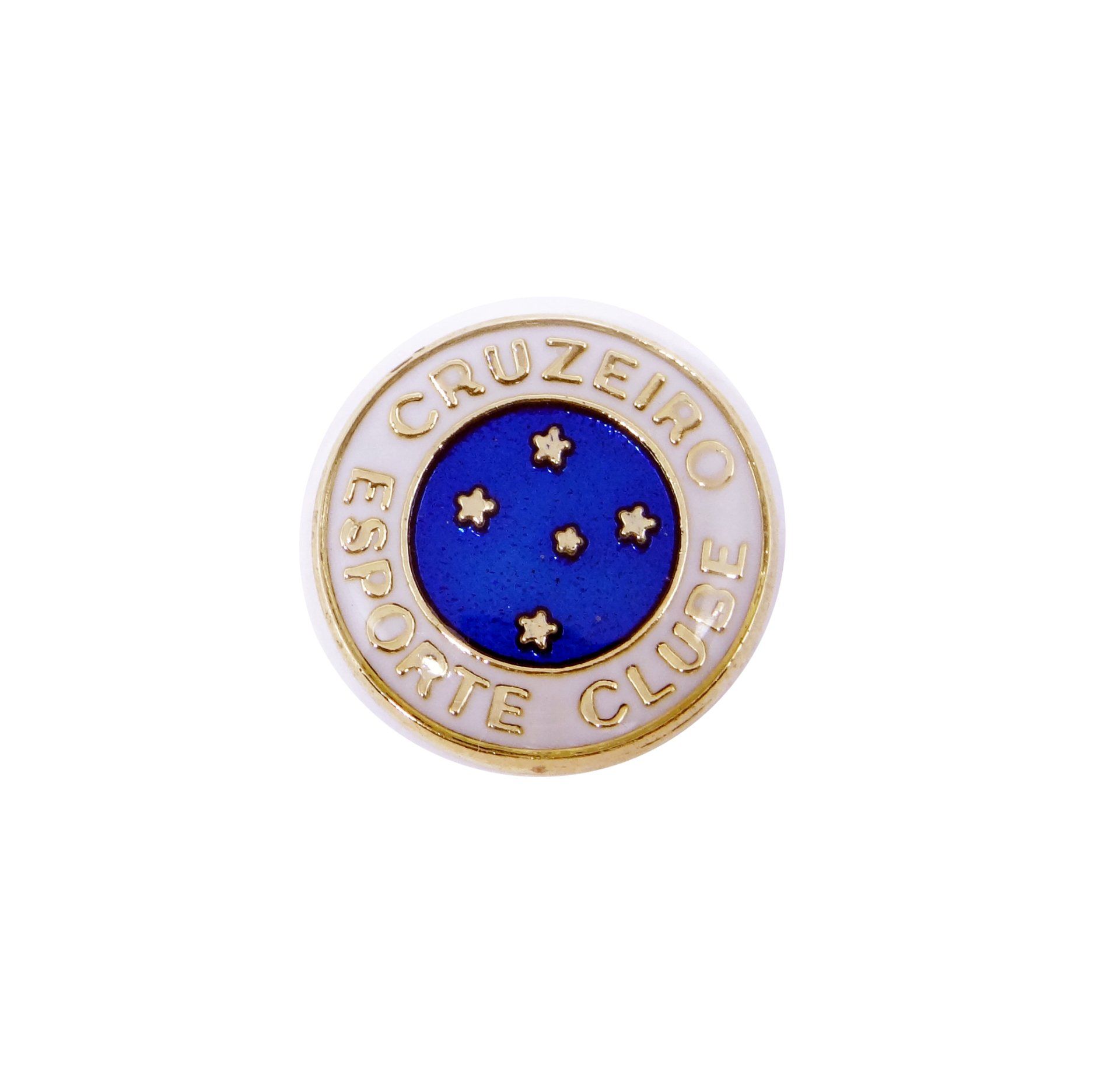 Pin em metal dourado estampado