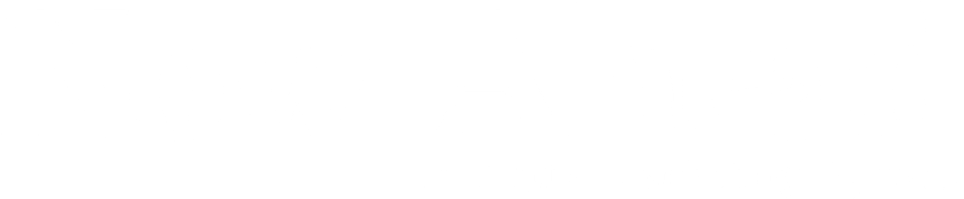 Mostly blank white banner with a thin black horizontal line near the bottom and small magenta text on the left.