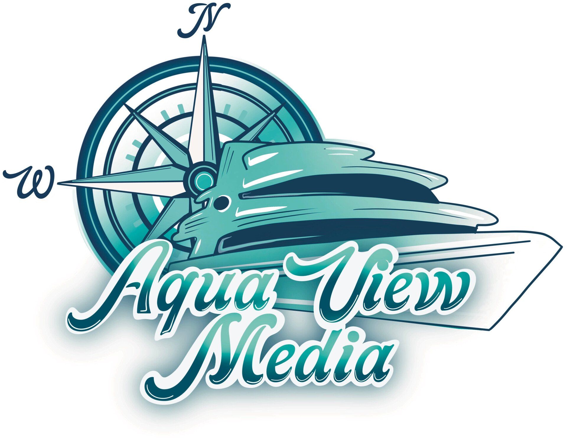 Aqua View Media logo