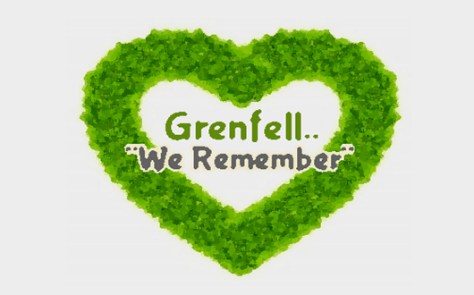 Grenfell remembrance wreath