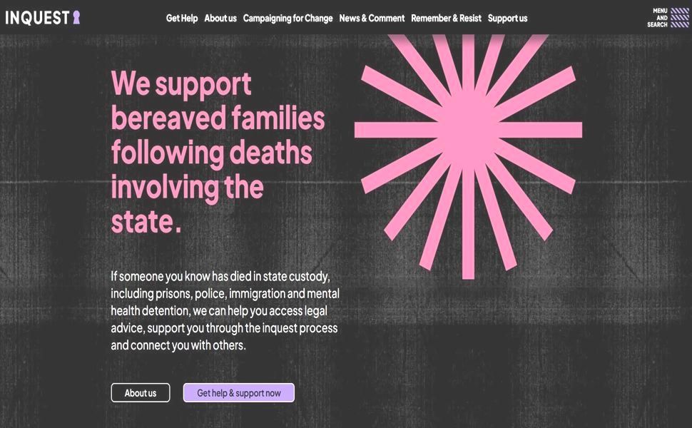 INQUEST website