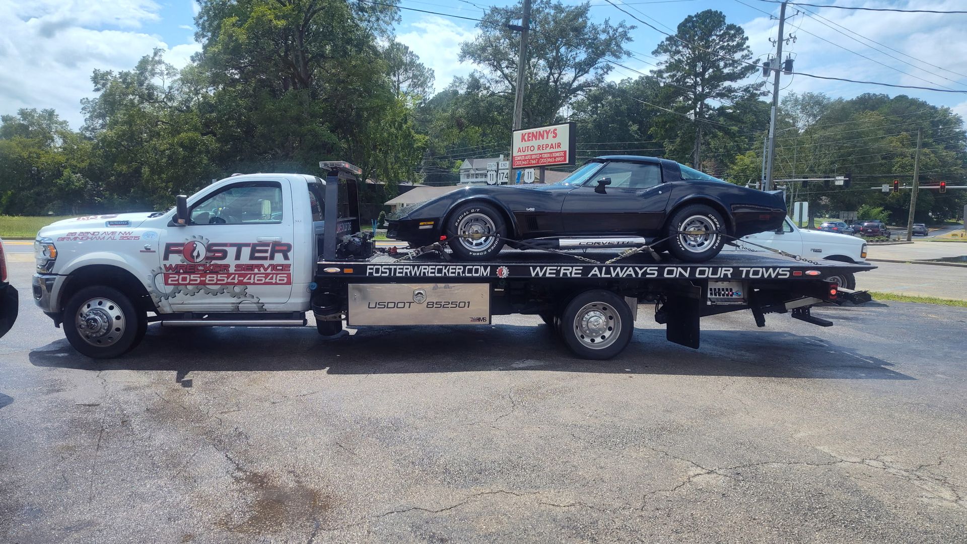 Car Tow Near Me Flatbed Corvette
