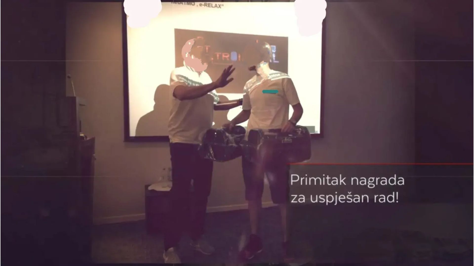 Ovlašteni servis Elektroinstal - primitak nagrada