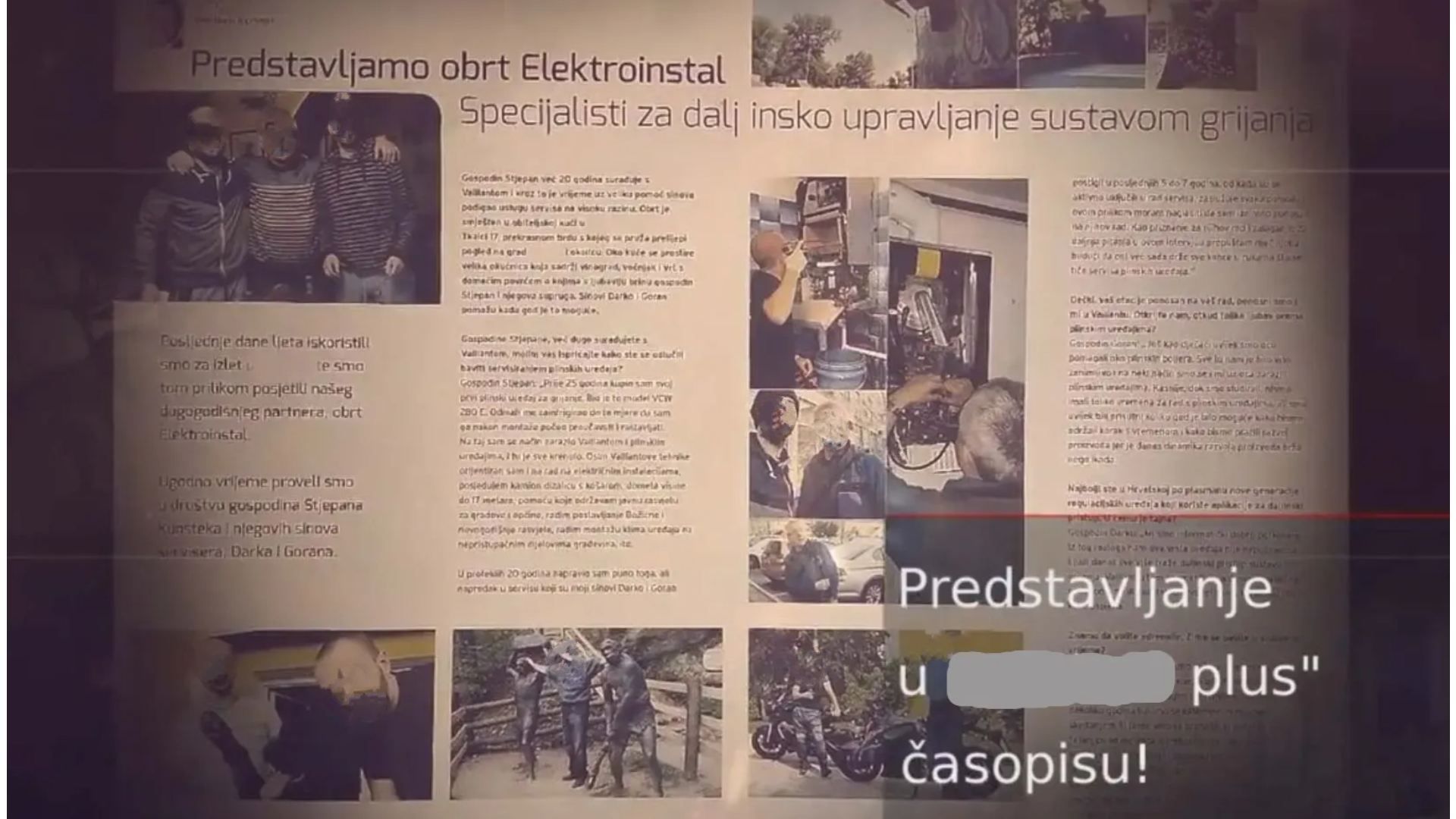 Ovlašteni servis Elektroinstal - predstavljanje u časopisu