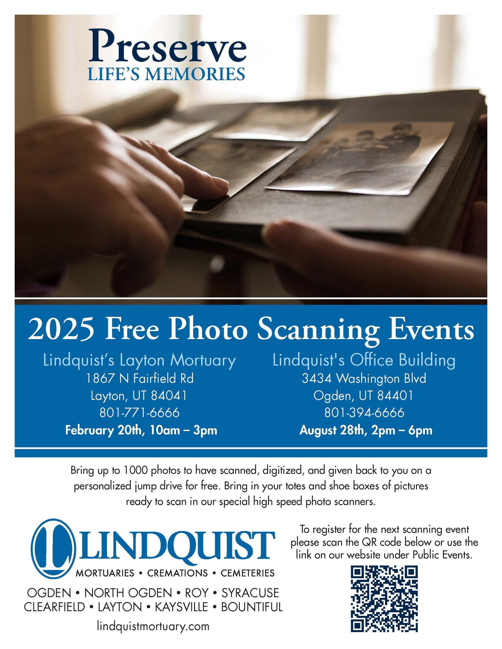 Photo Scanning Event Syracuse Ogden Ut