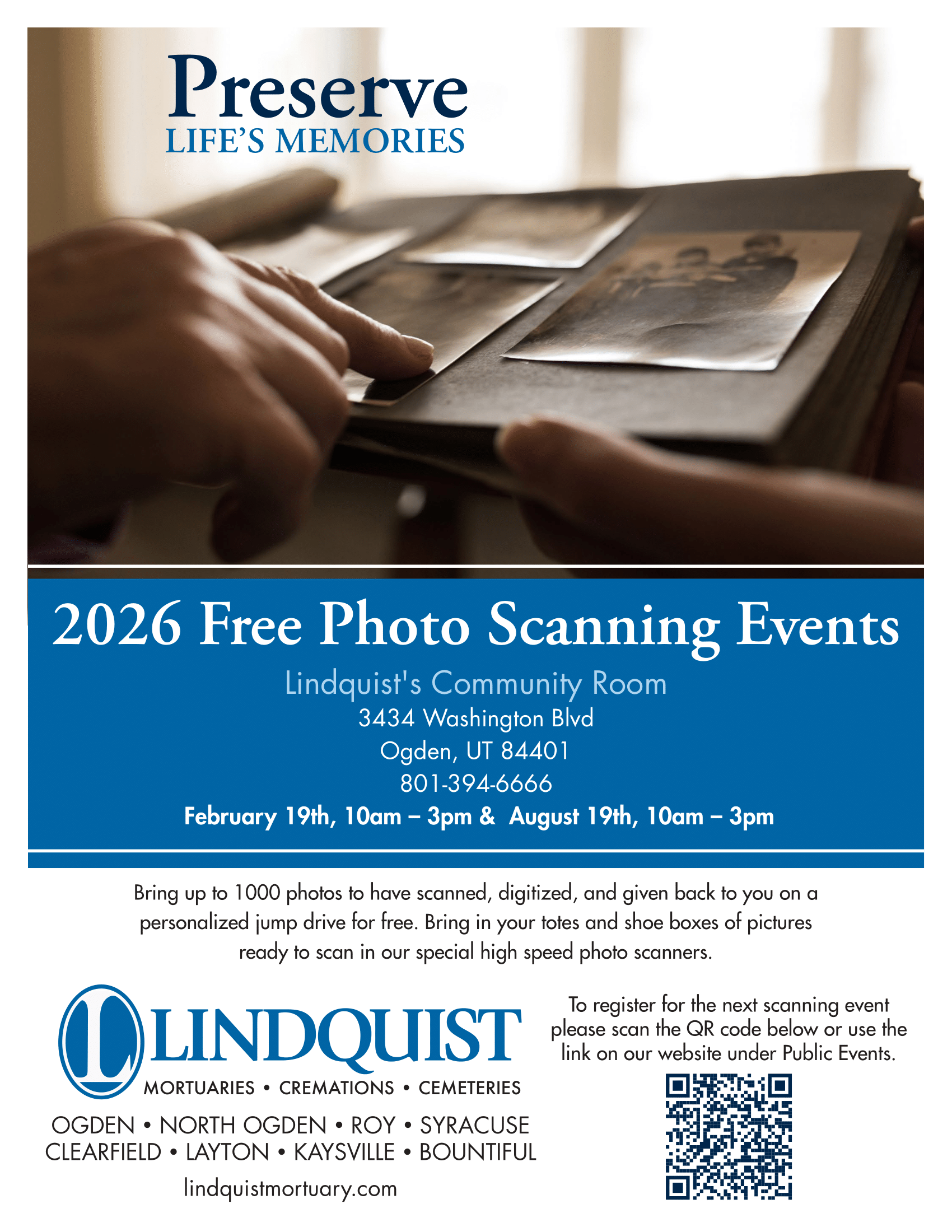 Photo Scanning Event Syracuse Ogden Ut