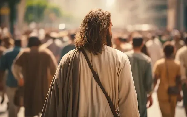 Jesus walks among us because He loves us. He is the only way to heaven. He knows us better than we know ourselves and is the only mediator between God and us. 