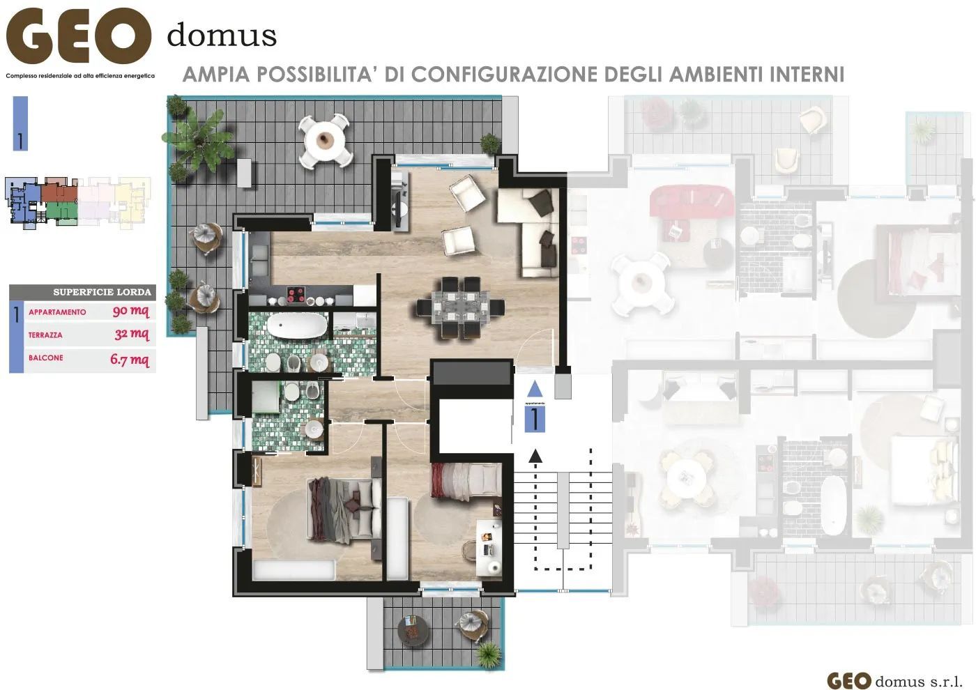 mappa abitazione nuovo condominio