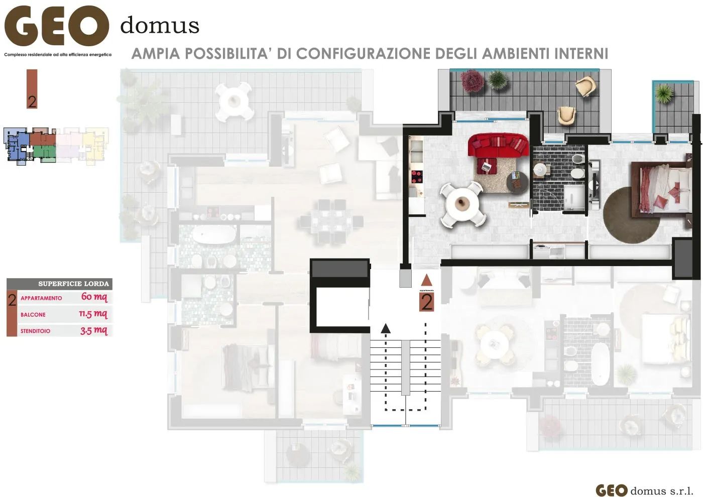 rendering nuovo appartamento