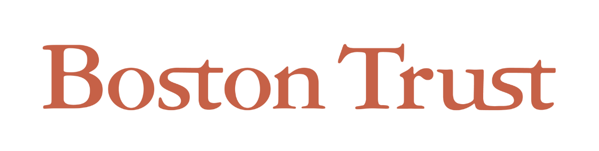 Boston Trust logo in reddish-orange text on a white background