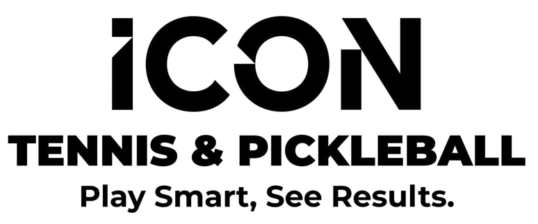 ICON Tennis & Pickleball logo with tagline “Play Smart, See Results.”