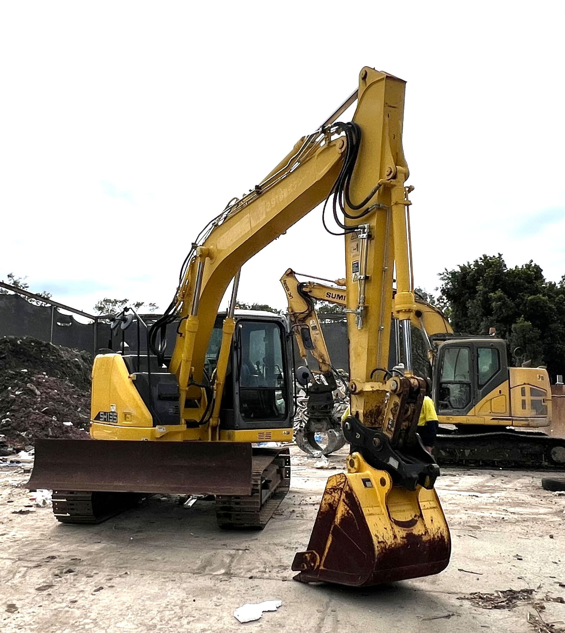 Yellow Machinery — Suncoast Skips in Coolum Beach, QLD