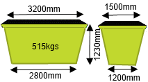 5m³ Skip Bin — Suncoast Skips in Coolum Beach, QLD