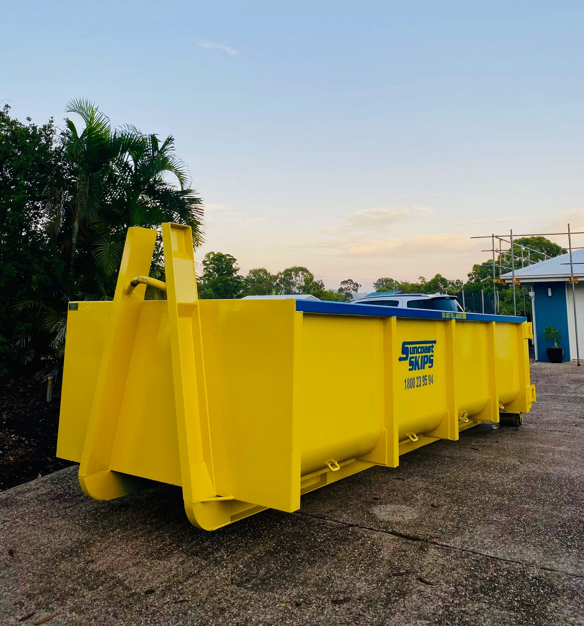 Large Yellow Hook Bin — Suncoast Skips in Coolum Beach, QLD