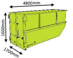 10m³ Skip Bin — Suncoast Skips in Coolum Beach, QLD