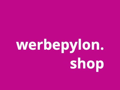 werbepylon.shop Logo werbepylonen, pylone