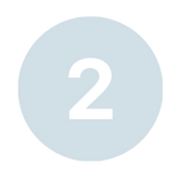 The number two is in a white circle on a white background.