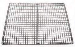 Rejilla de enfriamiento de alambre metálico. Rejilla rectangular con centro plegado.