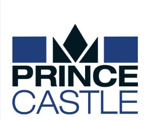 Logotipo del Castillo del Príncipe con una corona negra sobre las palabras