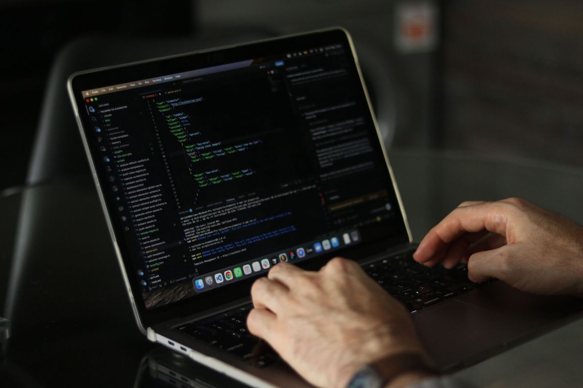 Website design displayed on monitor and smartphone