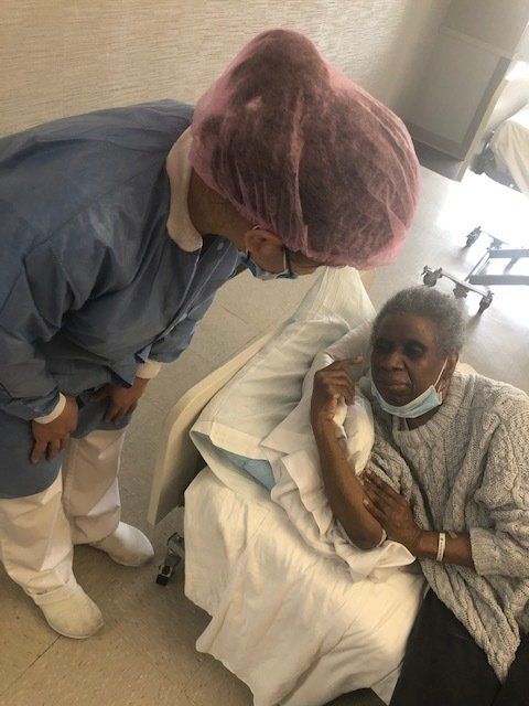 Staff Interacting with Residents