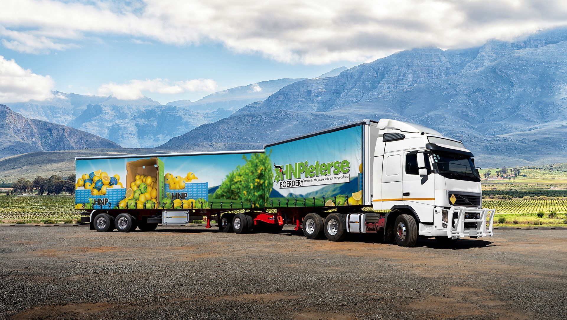 LKDA Drive - HN Pieterse Branding partner. Tautliner Curtains.