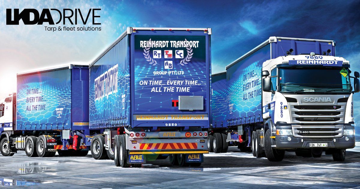 LKDA Drive Tautliner Printed Curtains