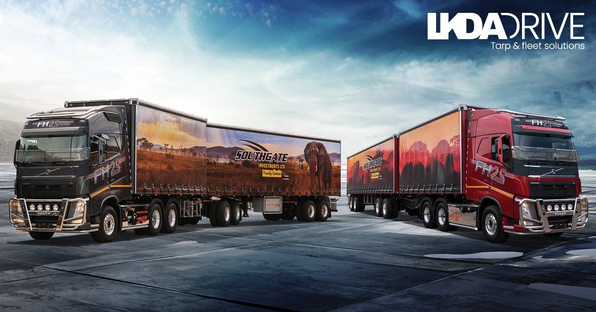 LKDA Drive - Southgate Investments Branding Partner. Tautliner Trailer Curtains.