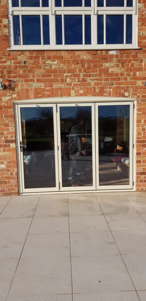 Double uPVC patio doors