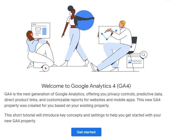 Google Analytics 4 Welcome