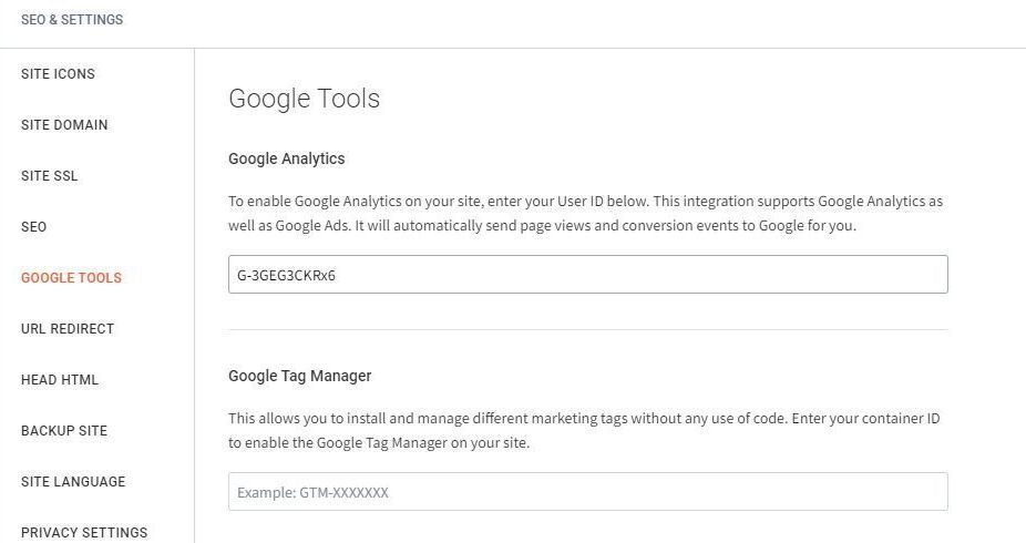 Google Analytics 4 Setup your Google Analytics