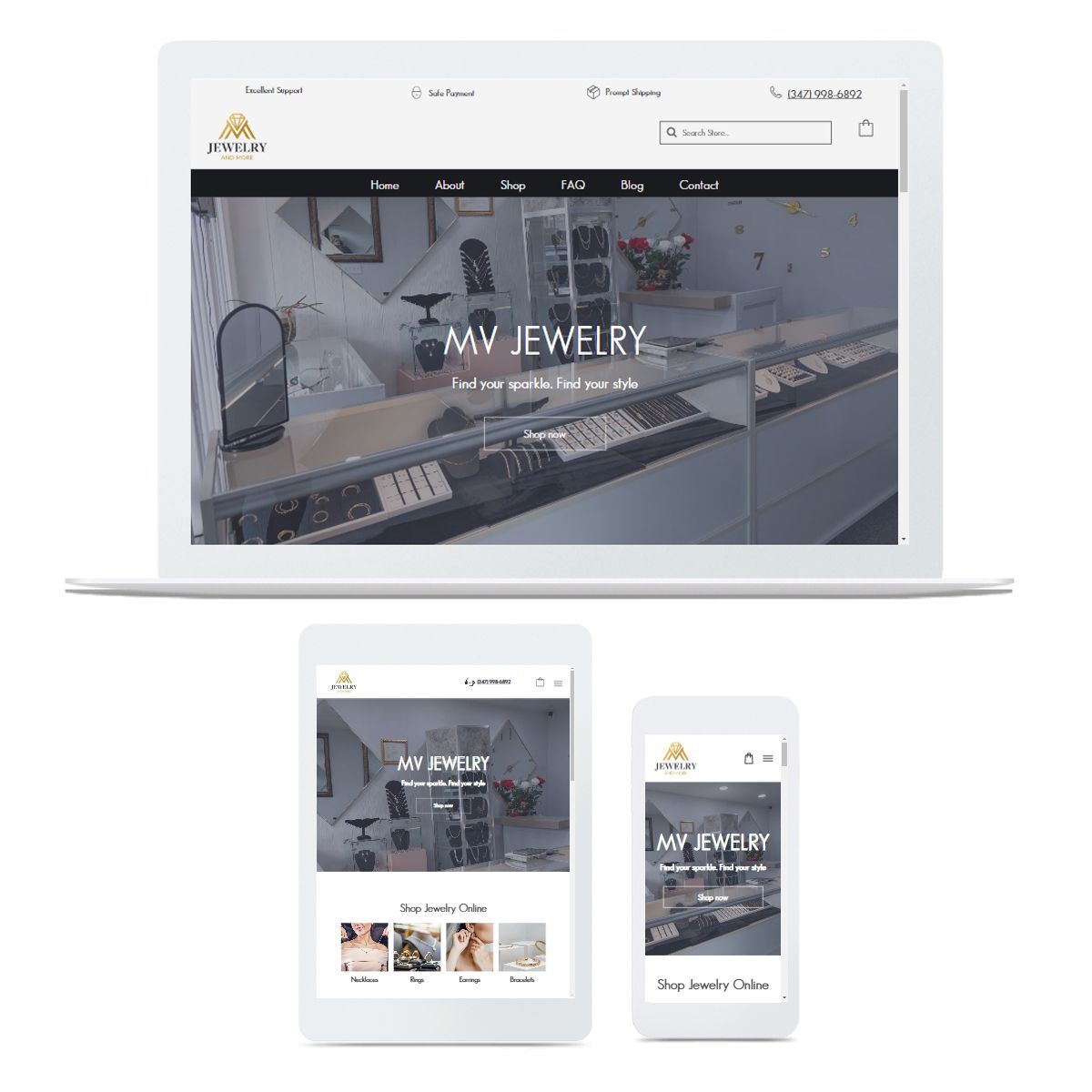 jewelry store website