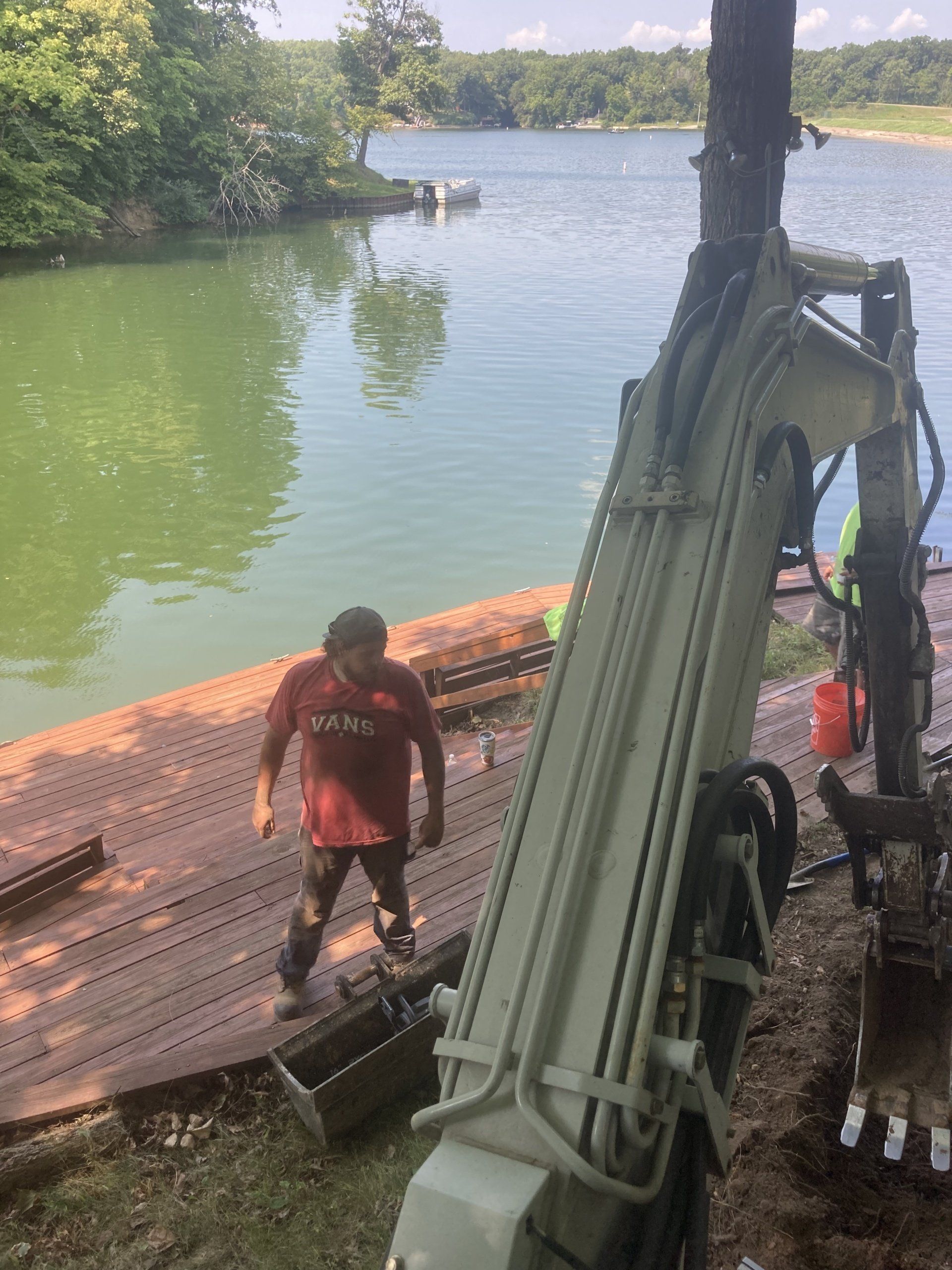 Lake side wall replacement