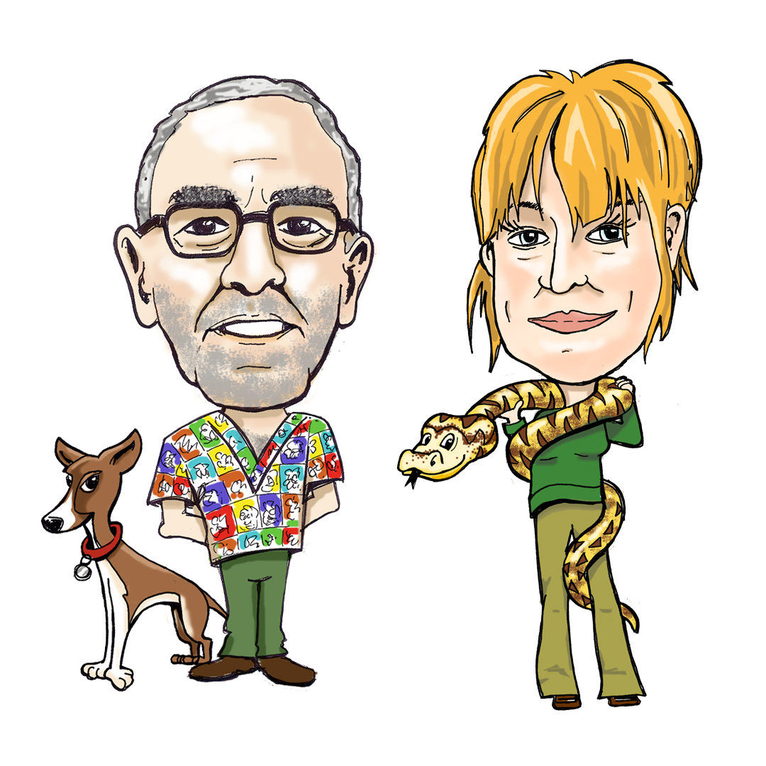 ladies_with_pet_snake_man_with_pet_dog