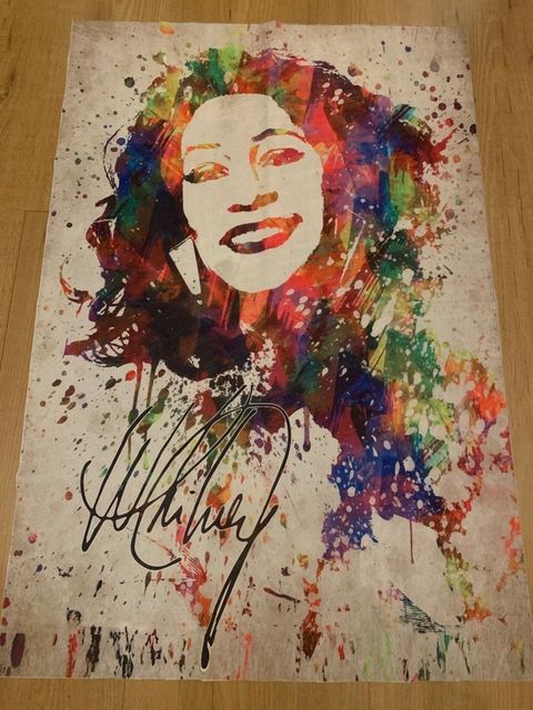 Whitney Multi color Popart Canvas  90x60cm