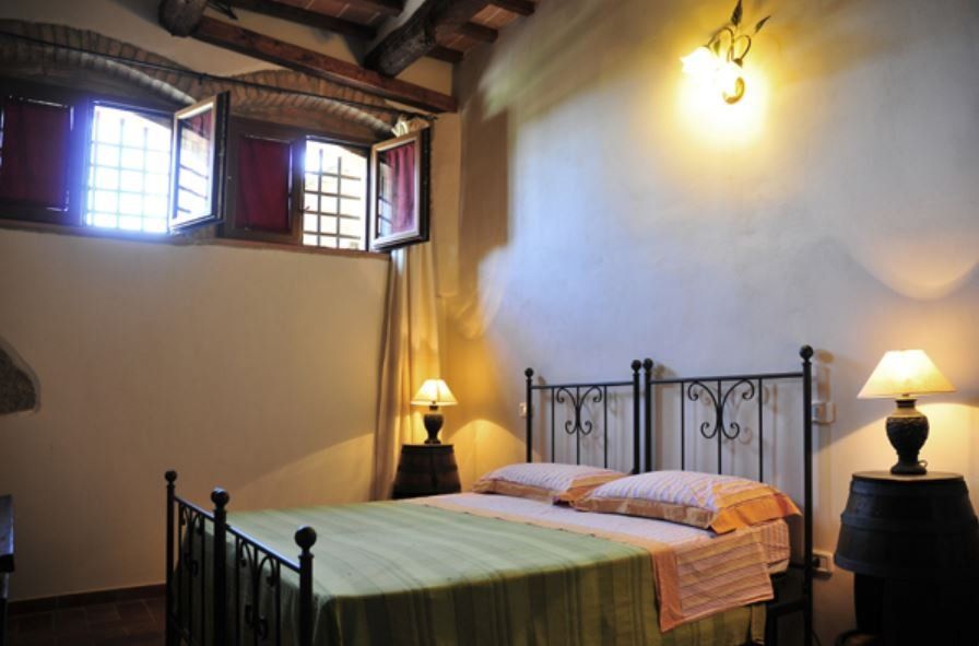 zona notte di un appartamento dell'agriturismo