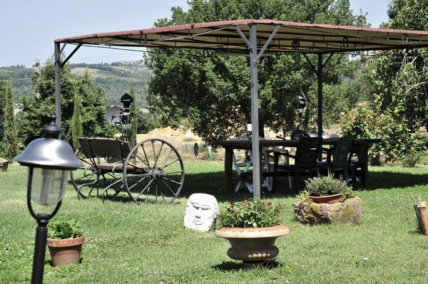 spazi esterni dell'azienda agricola