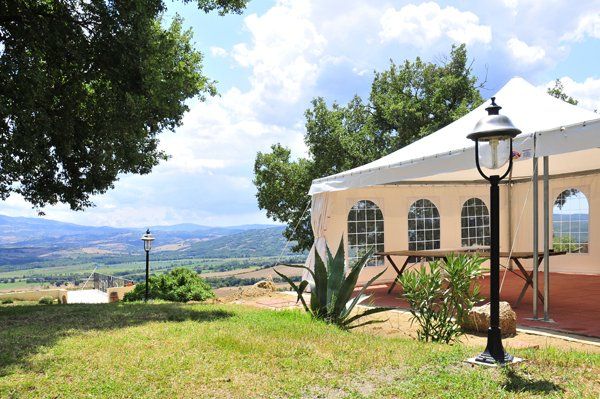 aree verdi dell'azienda agricola