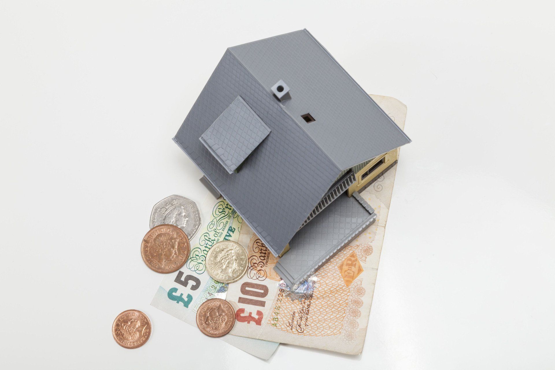 3D model of House on Money