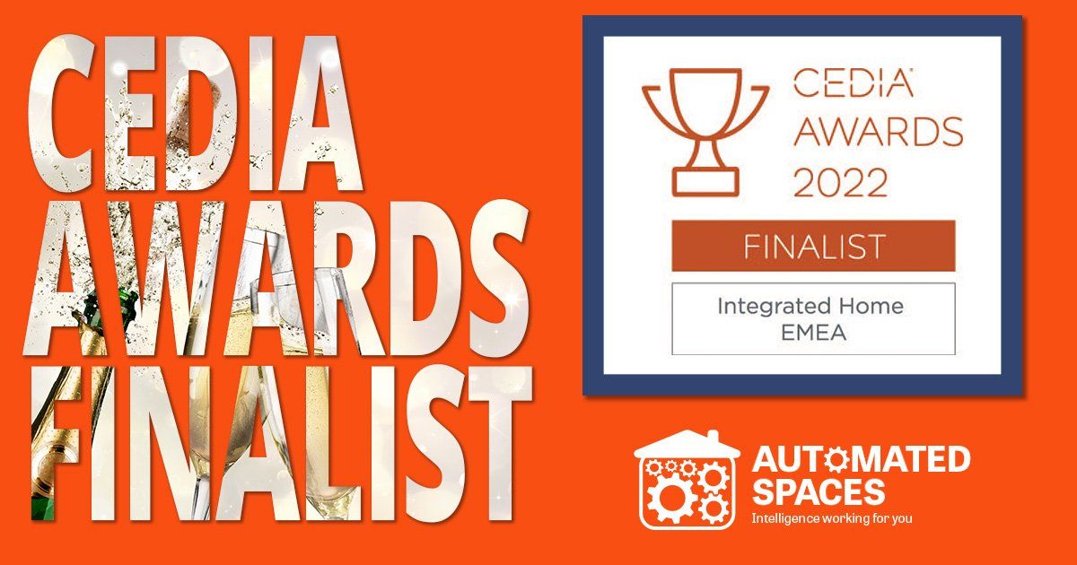 2022 CEDIA Awards Finalist for the Integrated Home (EMEA) category logo