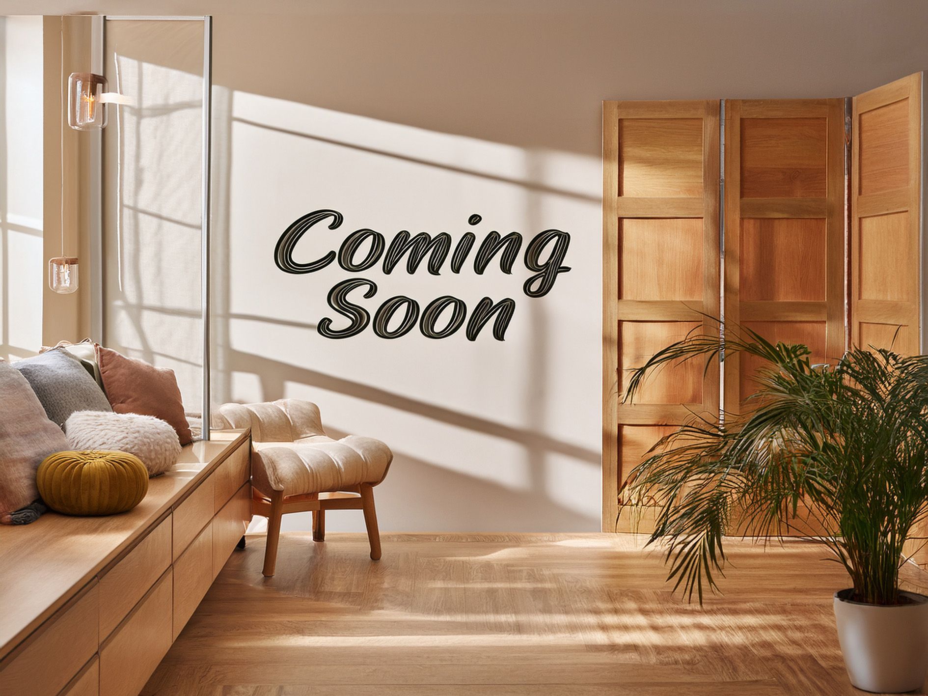 Photo of a graphic saying coming soon